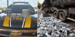 PRF apreende 1 tonelada de cocaína com símbolo de torcida organizada