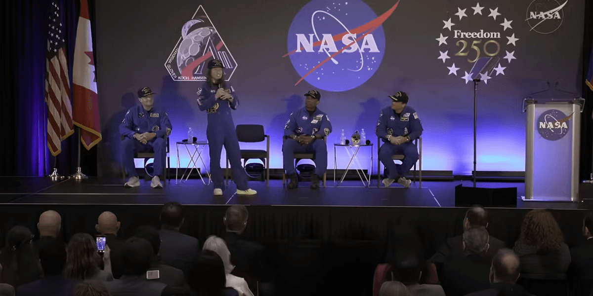 Astronautas relatam emoção após missão Artemis II 