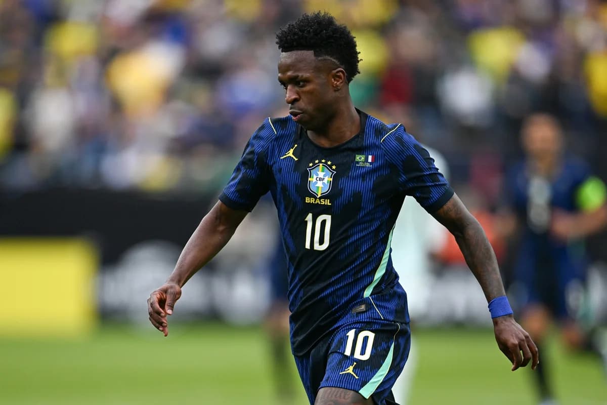 Vini Jr. é um dos principais jogadores da Seleção Brasileira - Stephen Nadler/ISI Photos/ISI Photos