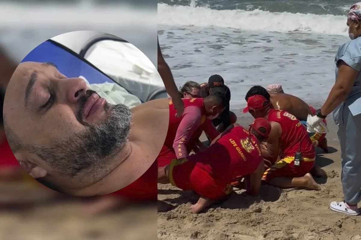 O administrador Filipe de Freitas, 41 anos, perdeu os movimentos do corpo após ser atingido por uma onda