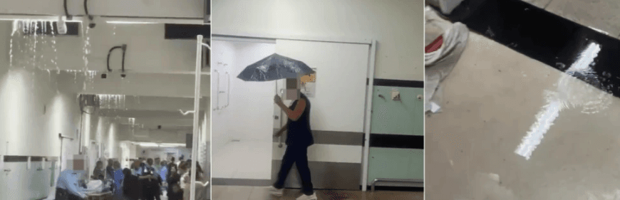 Funcionários pediram limpeza de calhas antes de alagamento no Hospital João XXIII