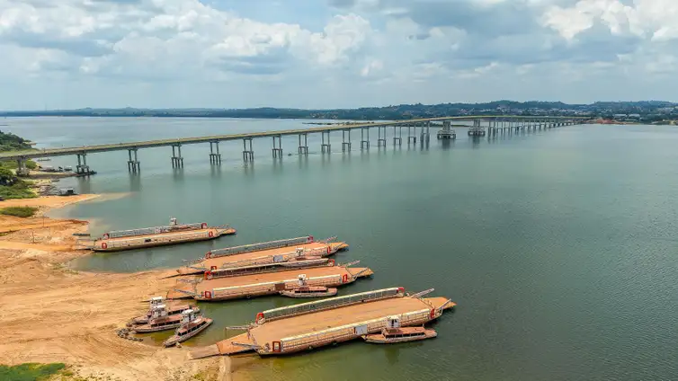 Governo inaugura ponte de 2 km sobre o Rio Araguaia, ligando Pará e Tocantins