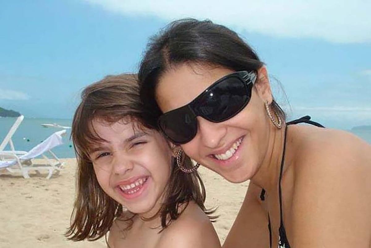 Isabella e sua mãe Ana Carolina