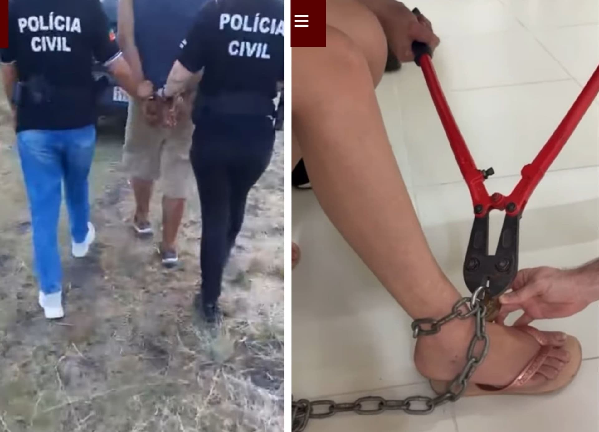 RS: Homem é preso suspeito de manter namorada acorrentada