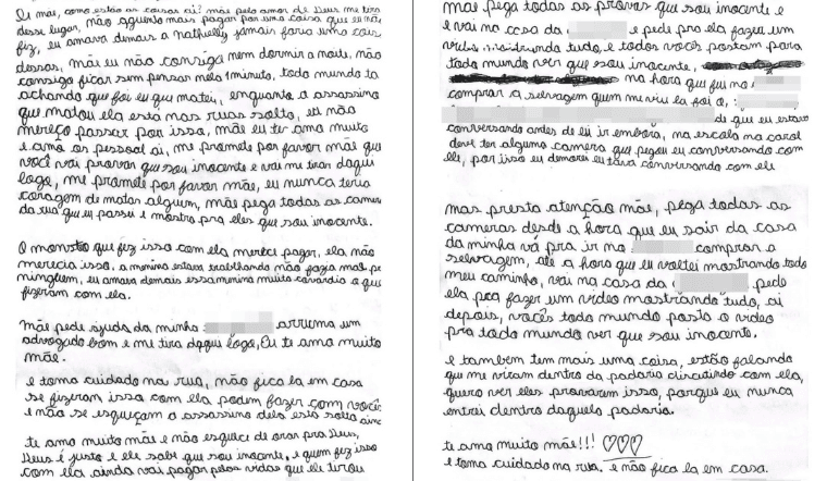 Adolescente apreendido por ataque em padaria de Ribeirão das Neves envia carta à mãe e pede ajuda
