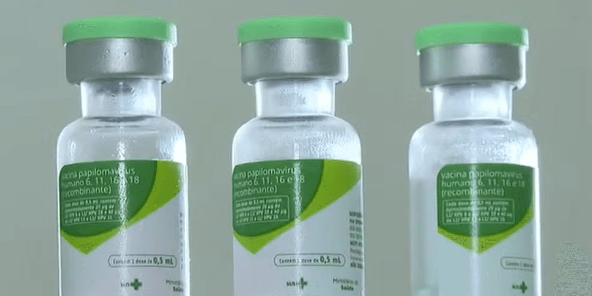 Doses de vacina contra o HPV — Foto: TV Globo/ Reprodução
