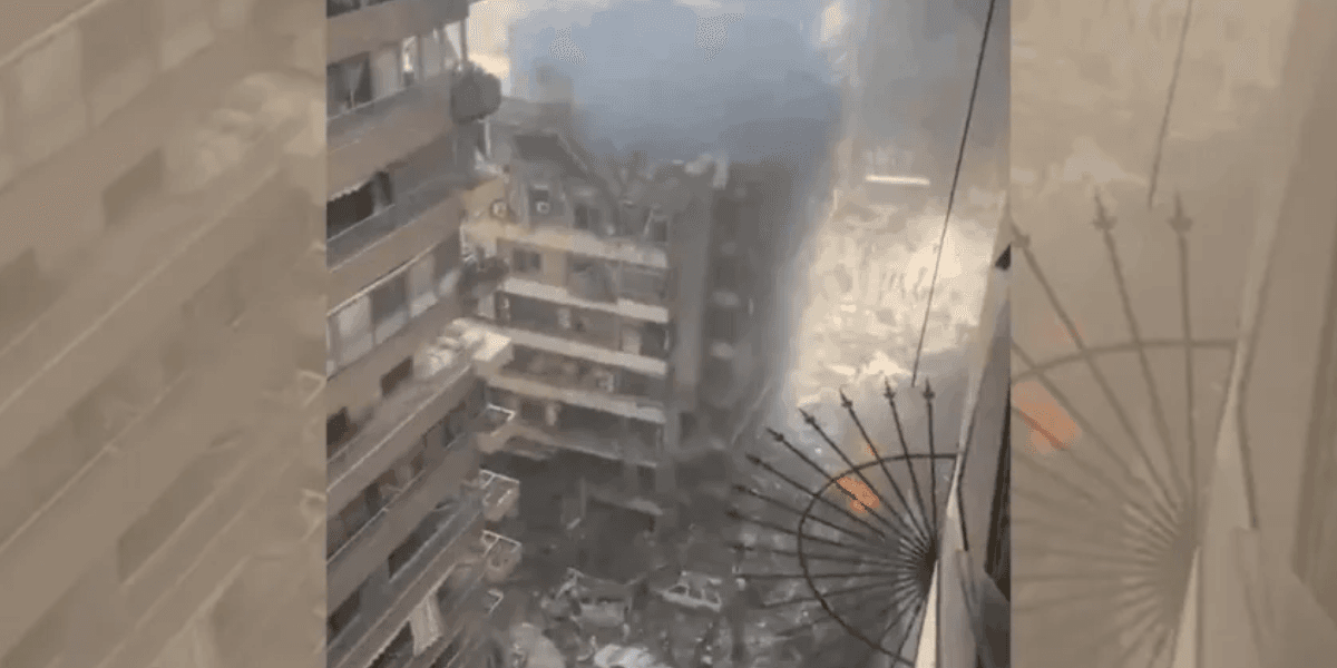 Bombardeios israelenses no Líbano - Reprodução/X/JulianMaciasT